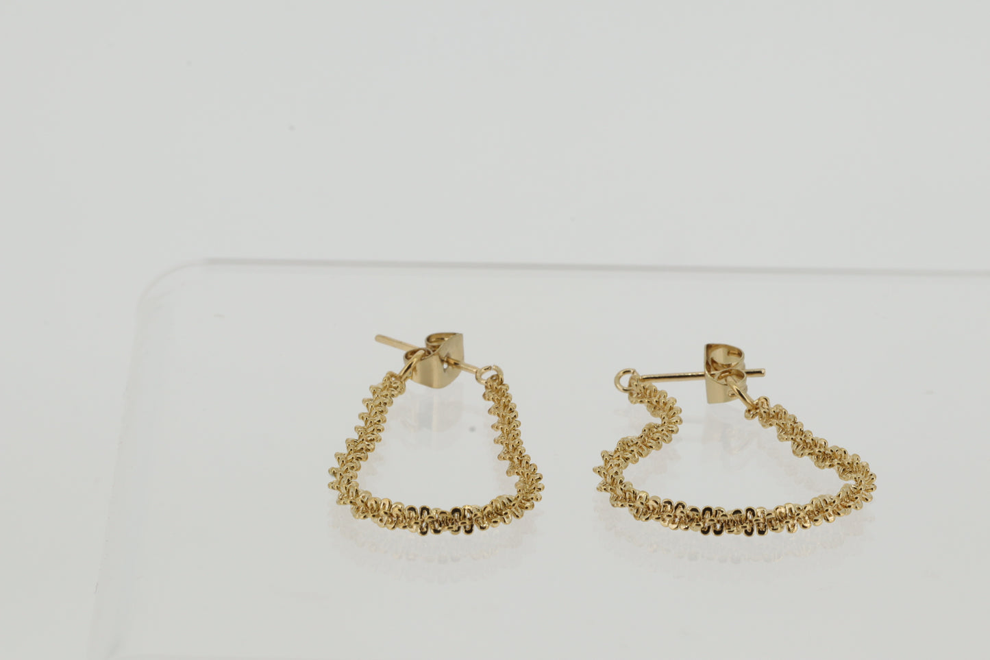 Twisted Sparkle Rope Chain Earring
