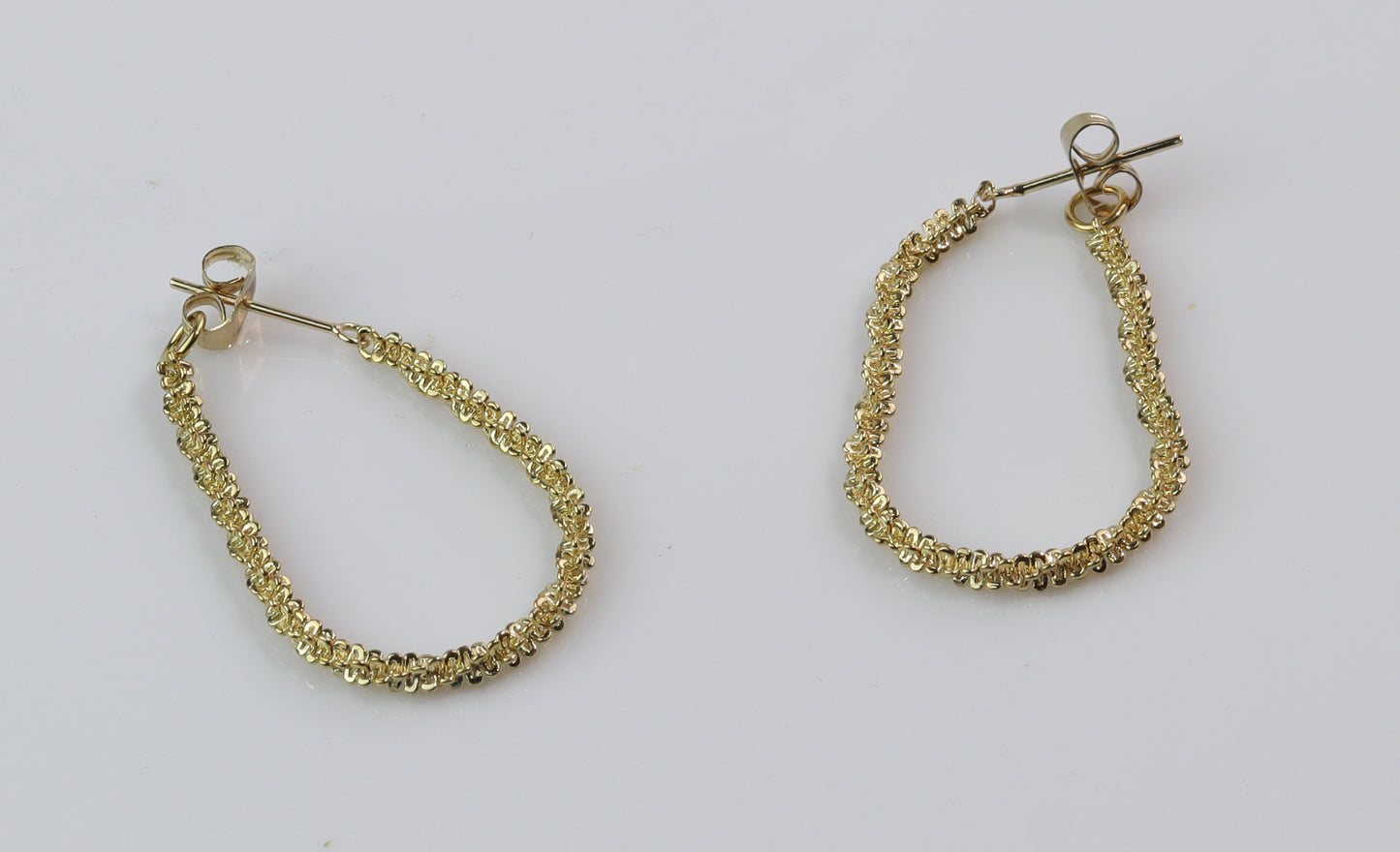 Twisted Sparkle Rope Chain Earring