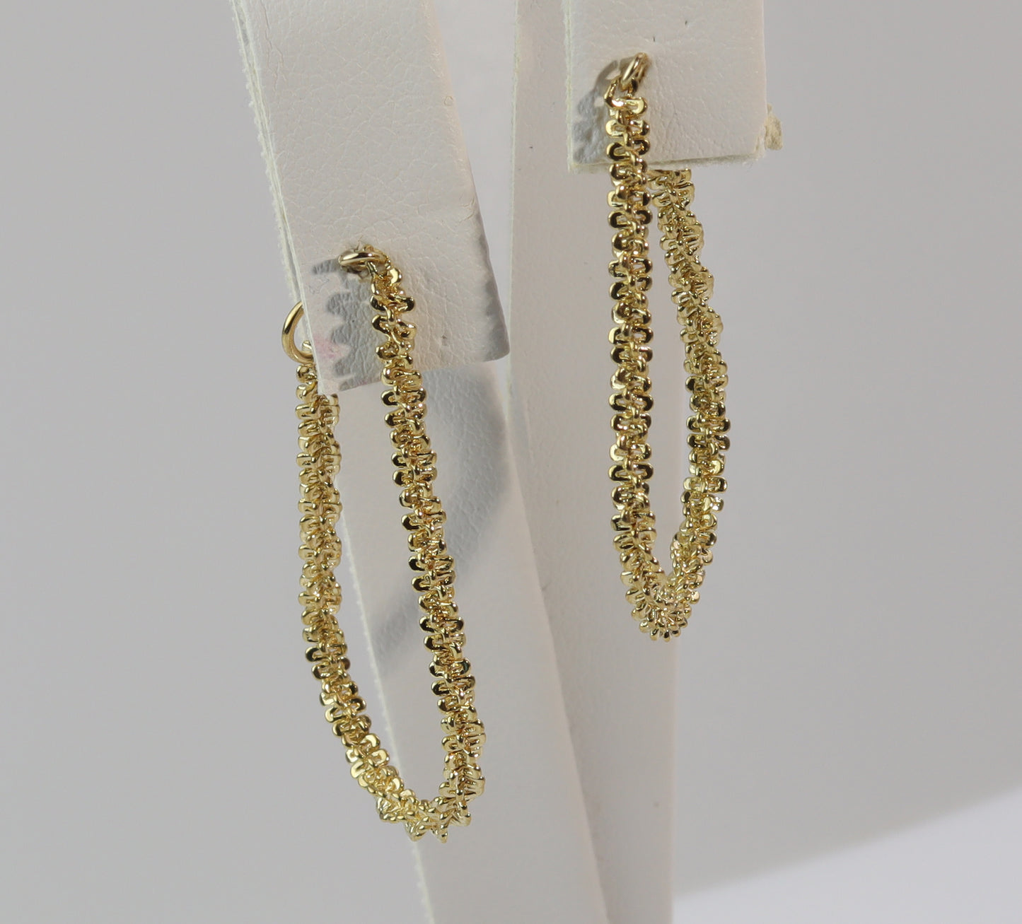 Twisted Sparkle Rope Chain Earring
