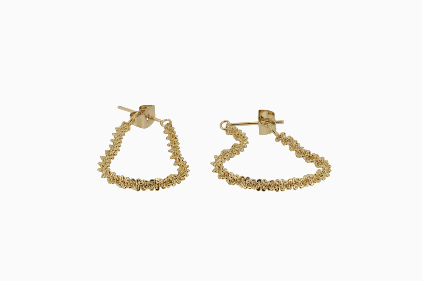 Twisted Sparkle Rope Chain Earring