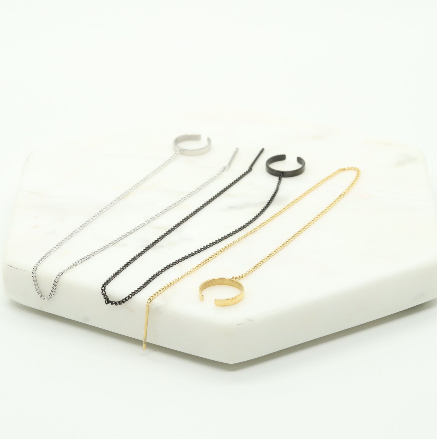 Ear Cuff Chain Earrings