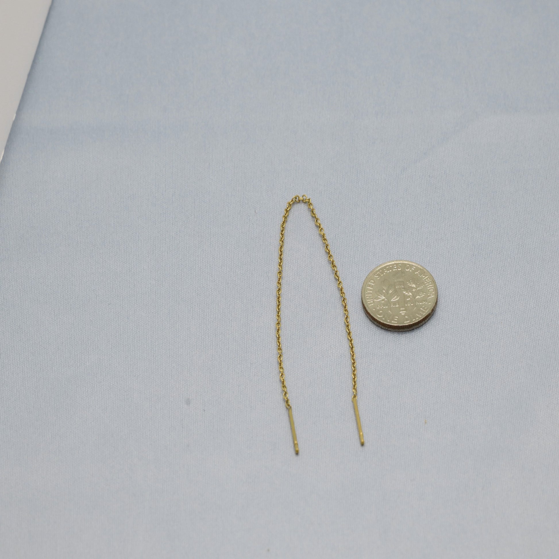 Long Threader Earrings • Extra Long Chain Earring • Multiple Piercing • Chain Earring • Chain Drop Dangle Earrings - Anya Collection