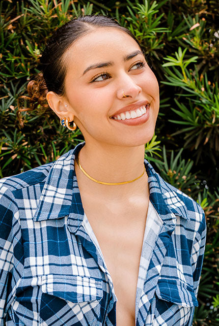 Sleek Gold Choker | Anya Collection