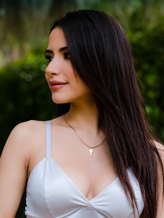 Mini Key Pendant Necklace Anya Collection