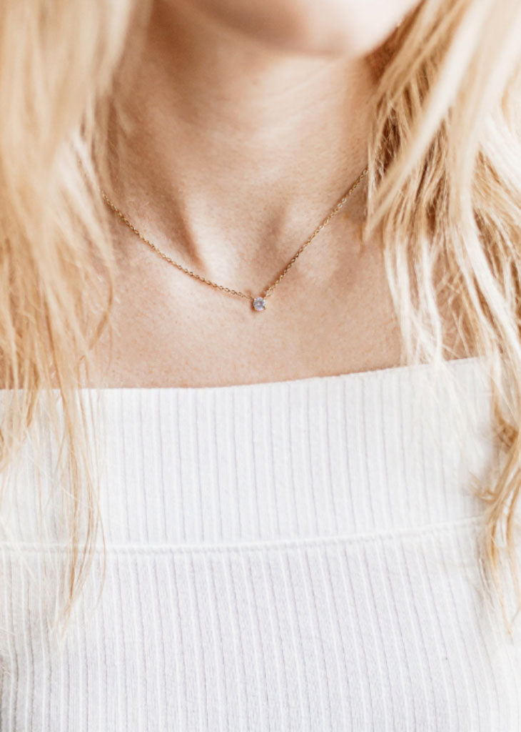 Solitaire Necklace