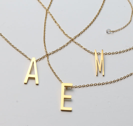 letter necklace