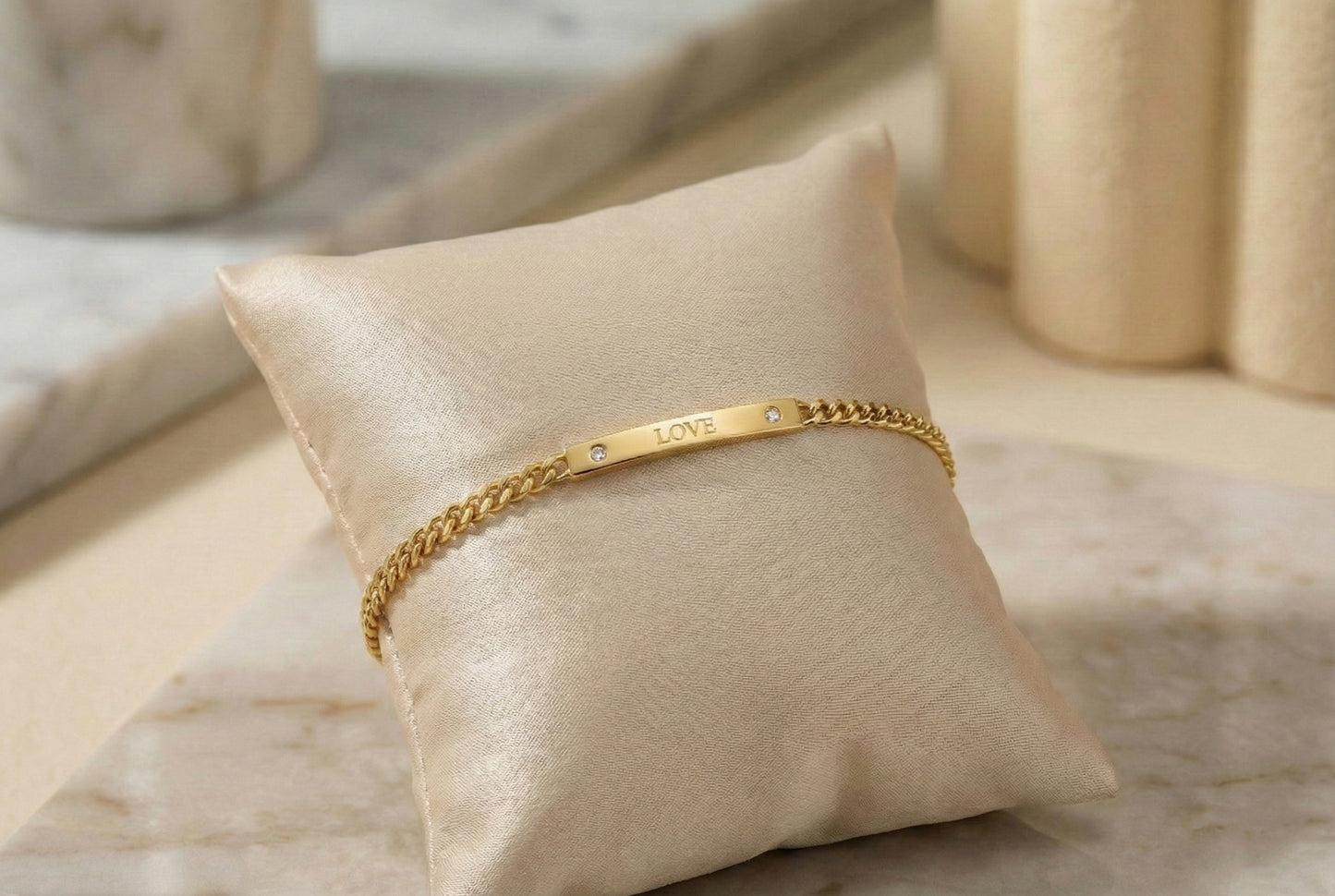 Custom Tiny Engraved Name Bar Bracelet