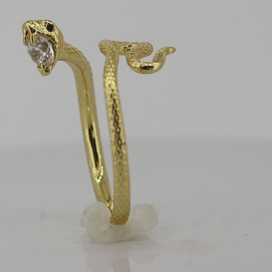 snake ring gold