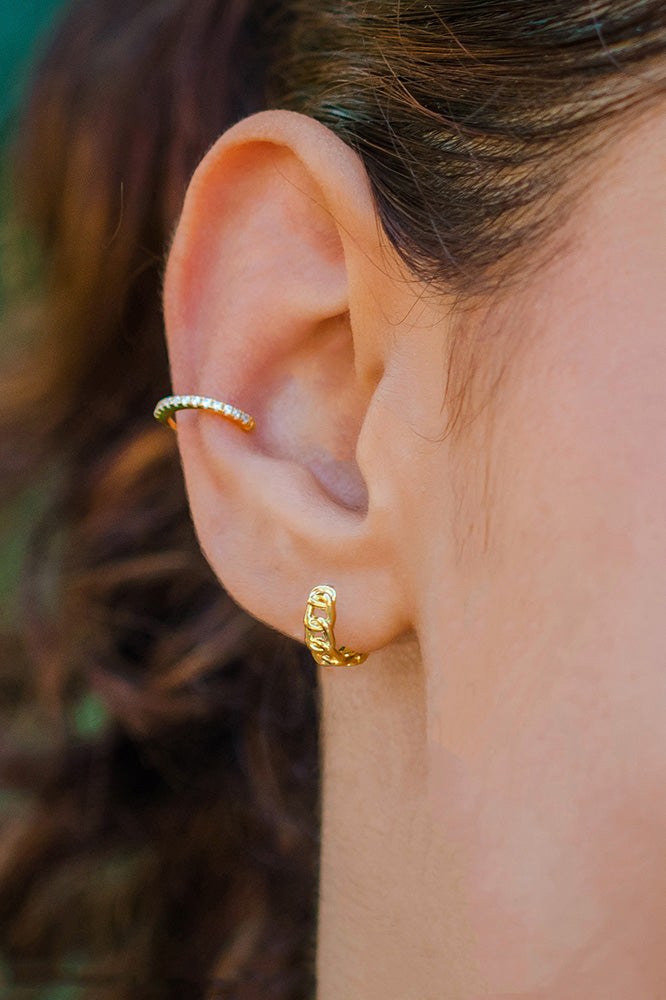 Chain Hoop Earrings