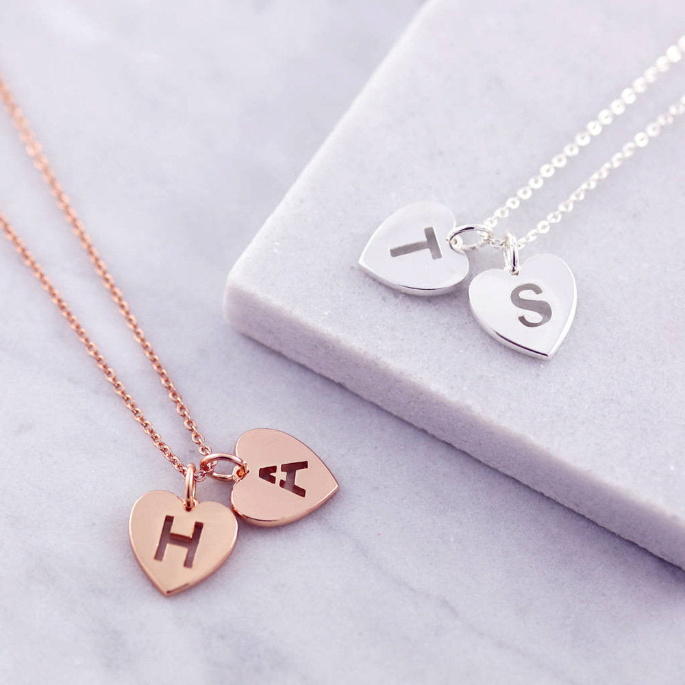 Initial Charm Letter Alphabet N And Heart Love Customized Necklace Pendant  Chain for Girls at Rs 135/piece | Letter Pendant Necklace in Mumbai | ID:  2851550492855