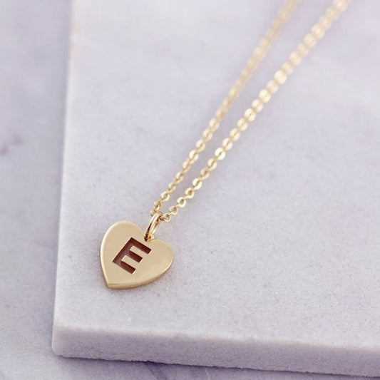 Letter Necklace Gold, Gold Letter Necklace, Letter Necklace, Personalized Jewelry, Unique Necklace, Minimal Necklace,  Initial E - Anya Collection