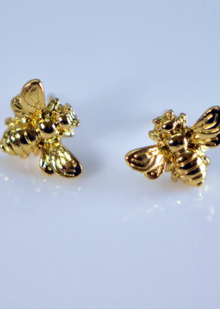 Wholesale Beebeecraft 28Pcs 7 Style 18K Real Gold Plated Studs