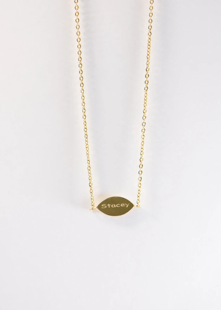 Diamond Evil Eye Necklace, gold evil eye necklace with tiny diamond -  - Anya Collection