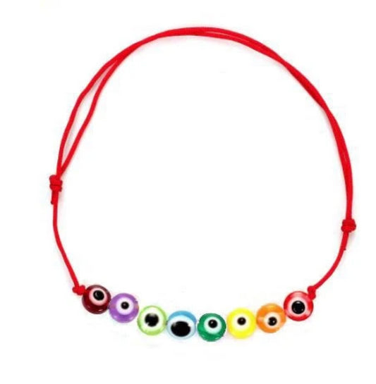 Evil Eye Bracelet, Amulet Kabbalah Jewelry, Red String bracelet for Protection, Lucky Eye, Protection Bracelet, Friendship Bracelet - Anya Collection