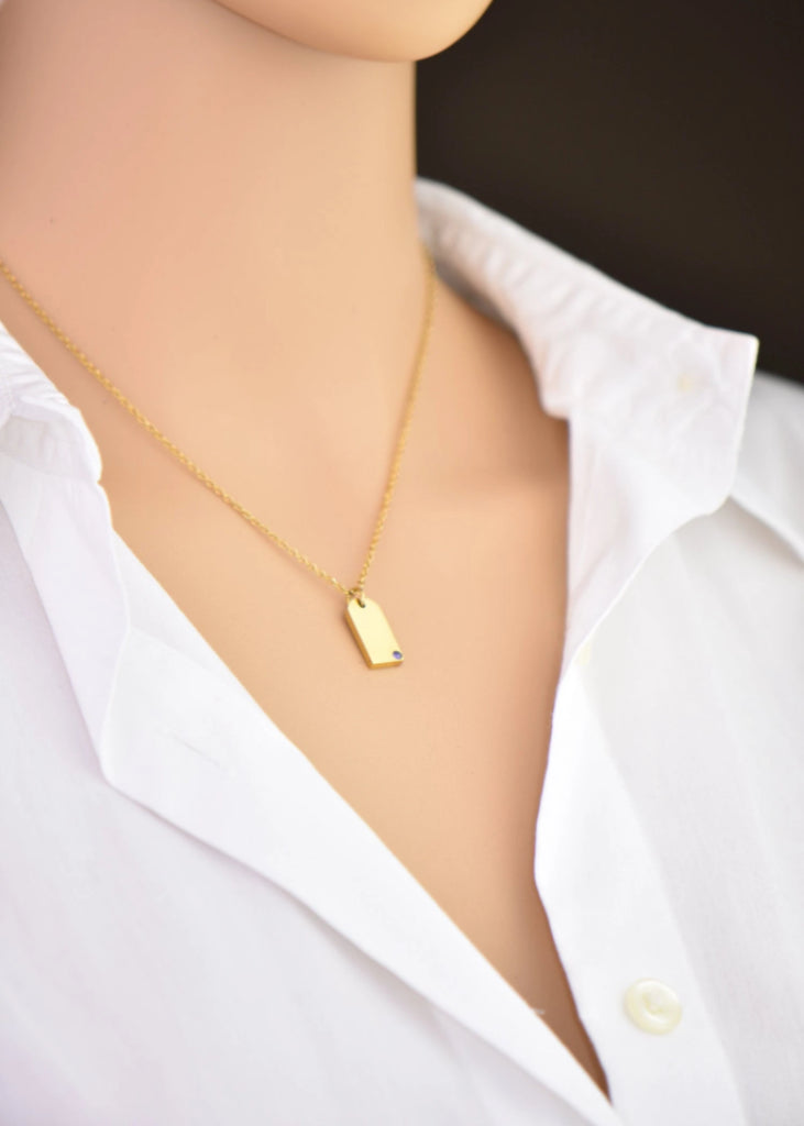 Birthstone Necklace Charm | LLEA Jewels