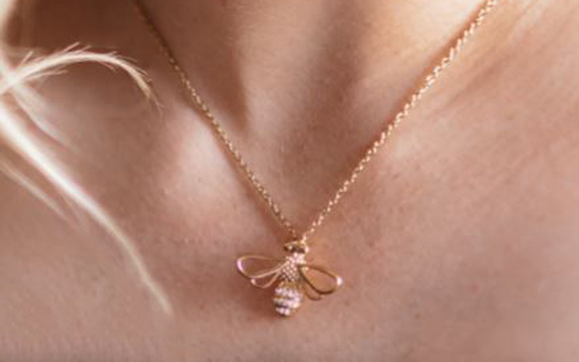 Alex Monroe 22ct Gold Vermeil Bumble Bee Pendant Necklace, Gold at John  Lewis & Partners