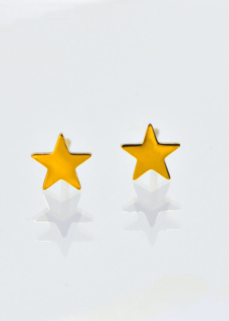 Dainty Star Stud Earrings, Star stud earrings, Tiny star earrings, Mini Gold earrings, Simple stud earrings, Star Studs, Gold Star Earrings - earrings - Anya Collection