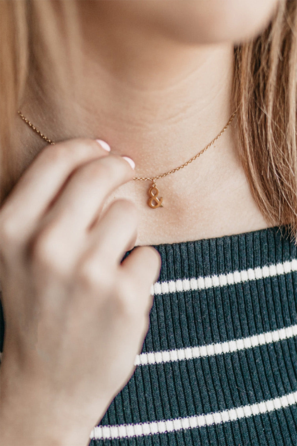 Charm Necklace, Ampersand